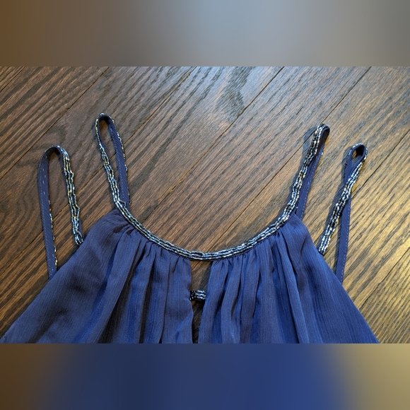 David's Bridal Navy Women's Dress size 2 - Picture 2 of 7